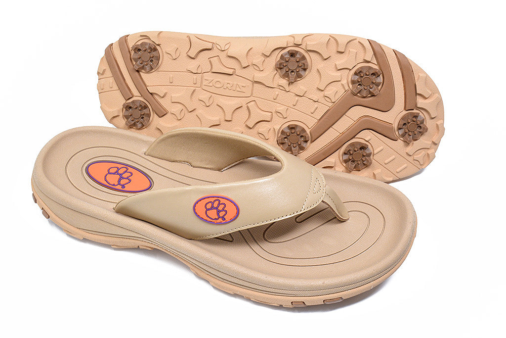clemson university golf sandal, zoriz golf sandal