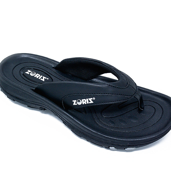 black golf sandals, ZORIZ golf flip flop, men's golf shoes