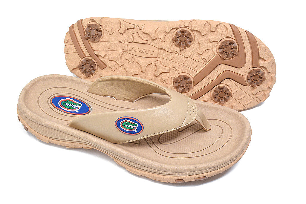 University of Florida, zoriz golf sandals, golf flip flops